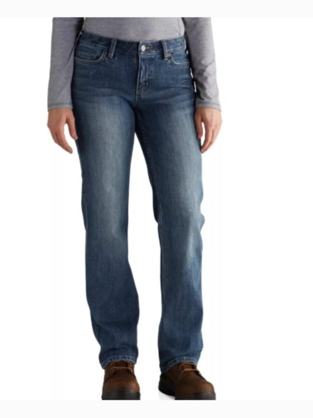 Ladies Size 16 Carhartt Original Fit Straight Leg Jeans 102731 459 Stonework